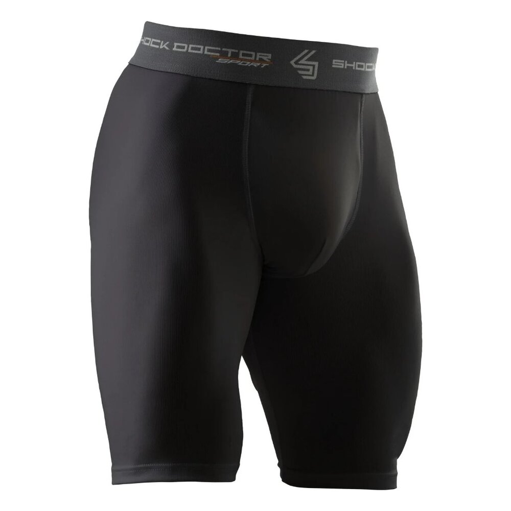 Shock Doctor Sport Compression Short with Cup Black Adult Medium Unisex
